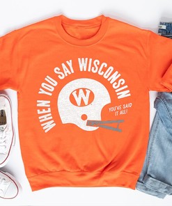 Vintage T-Shirt When You Say Wisconsin, Wisconsin Badgers Merchandise