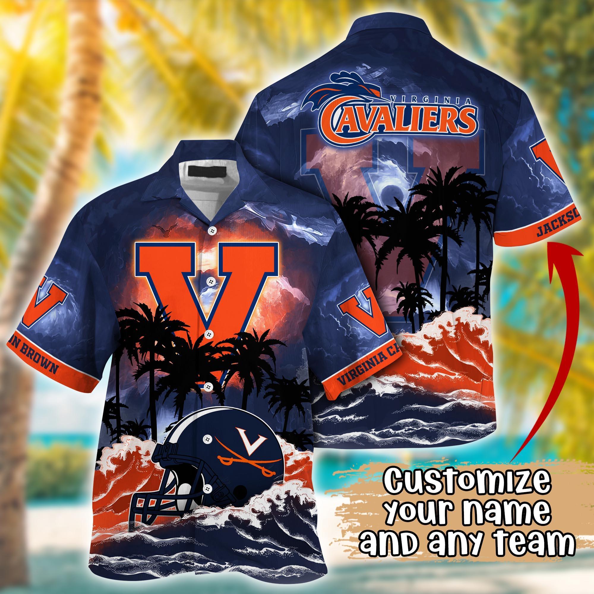 Virginia Cavaliers NCAA Best Hawaiian Shirt Ever- Customize Any Team Any League