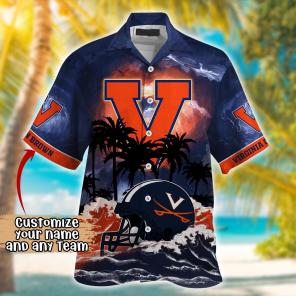 Virginia Cavaliers NCAA Best Hawaiian Shirt Ever- Customize Any Team Any League