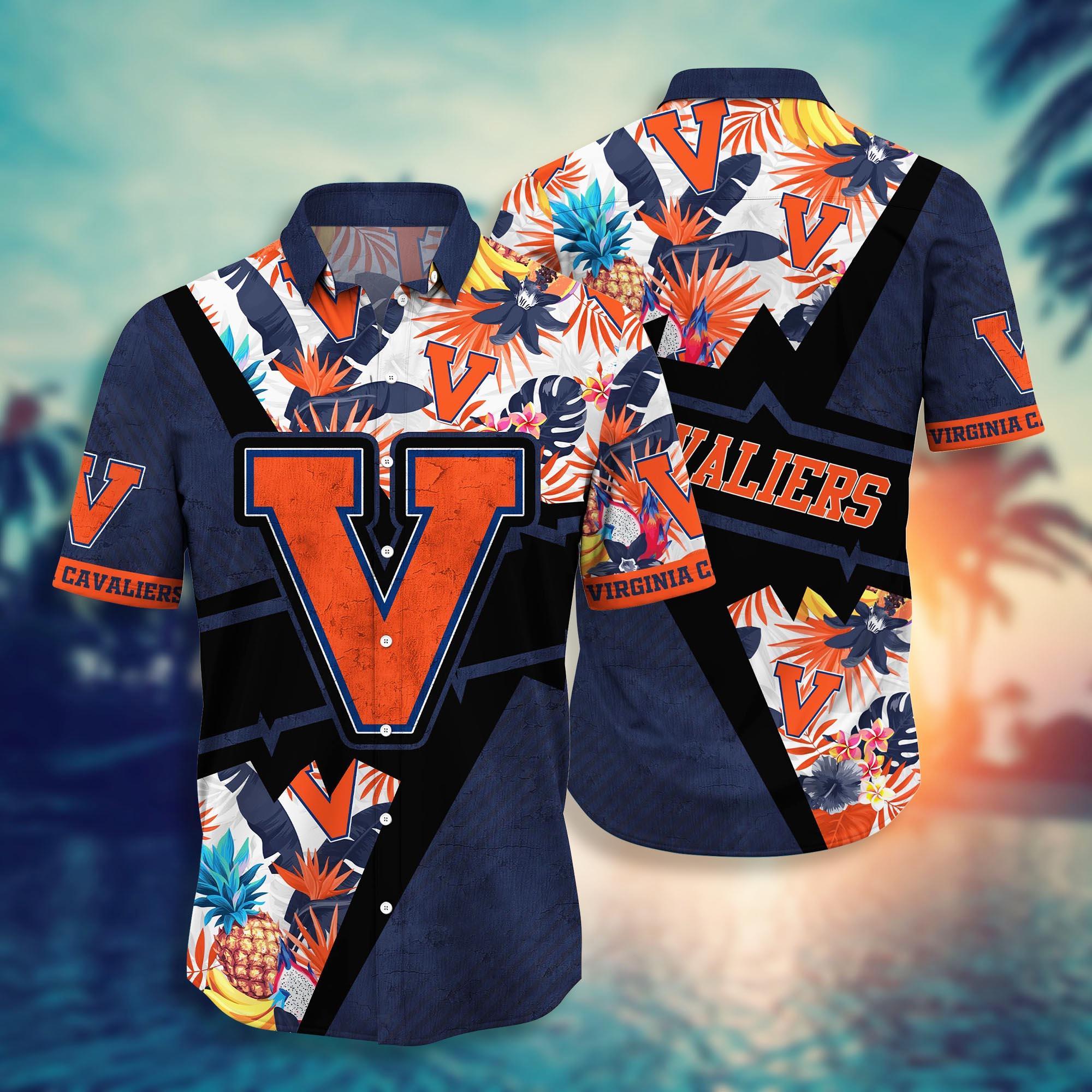 Virginia Cavaliers NCAA Flower Hawaii Shirt For Fans Ver 10