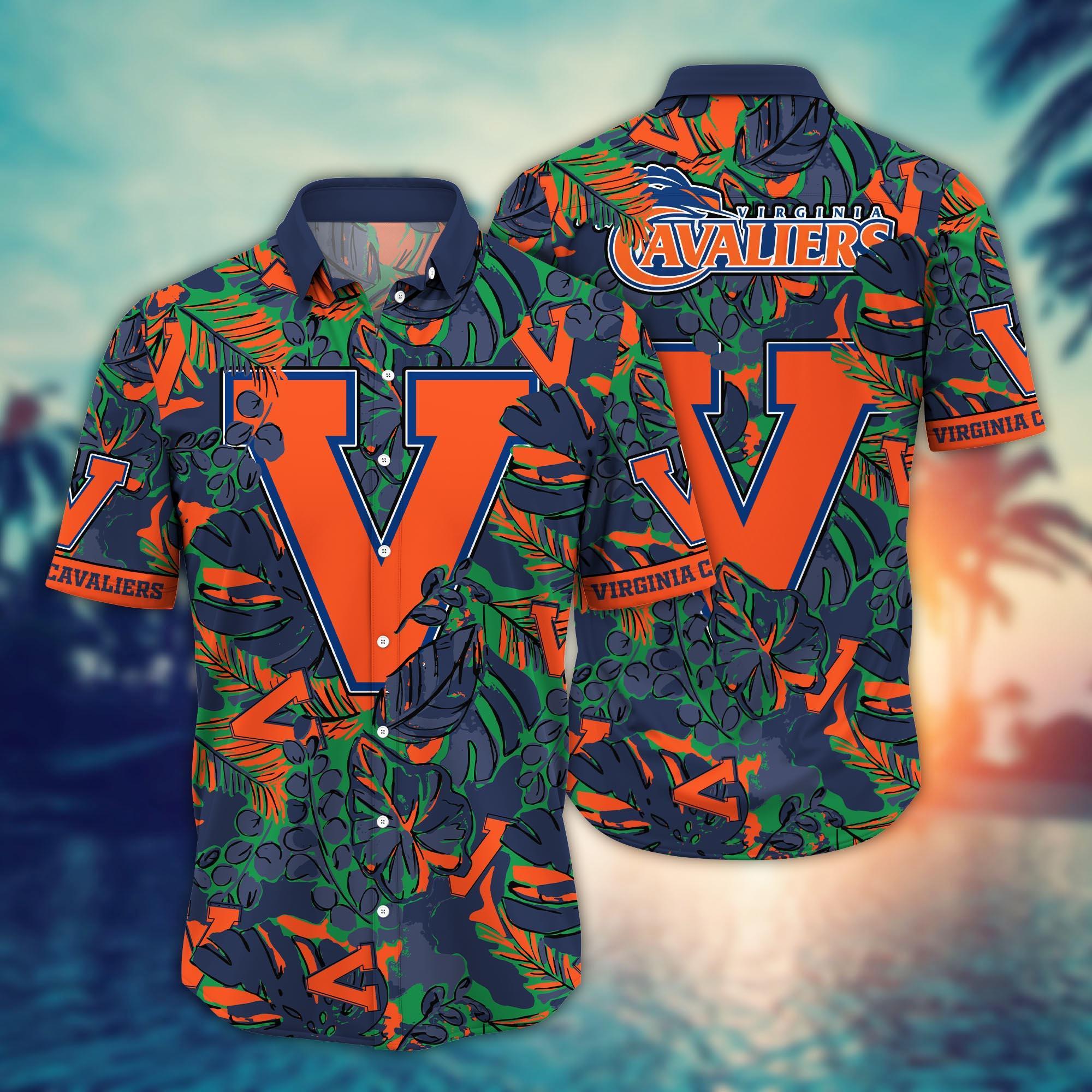 Virginia Cavaliers NCAA Flower Hawaii Shirt For Fans Ver 12