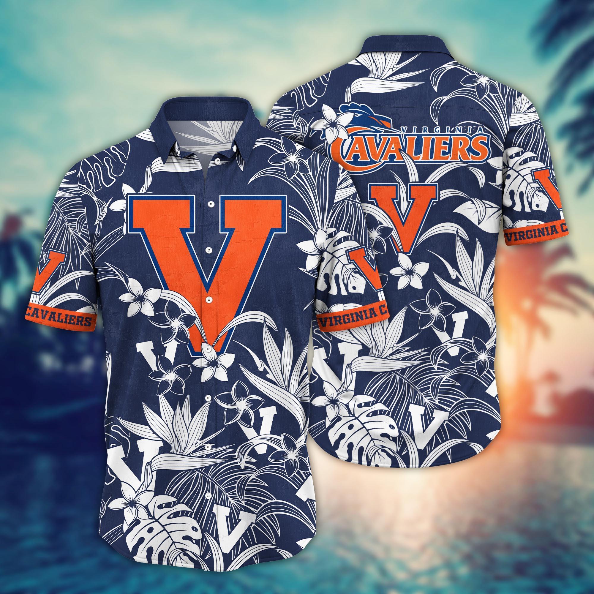 Virginia Cavaliers NCAA Flower Hawaii Shirt For Fans Ver 13
