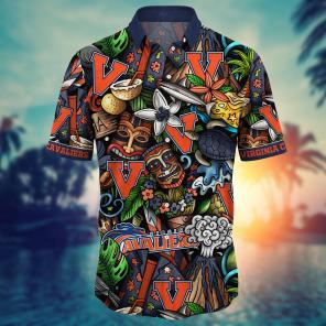 Virginia Cavaliers NCAA Flower Hawaii Shirt For Fans Ver 15