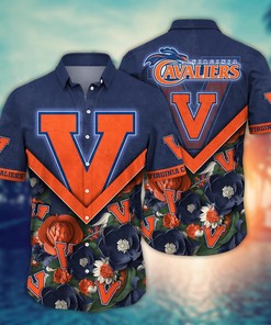 Virginia Cavaliers NCAA Flower Hawaii Shirt For Fans Ver 16