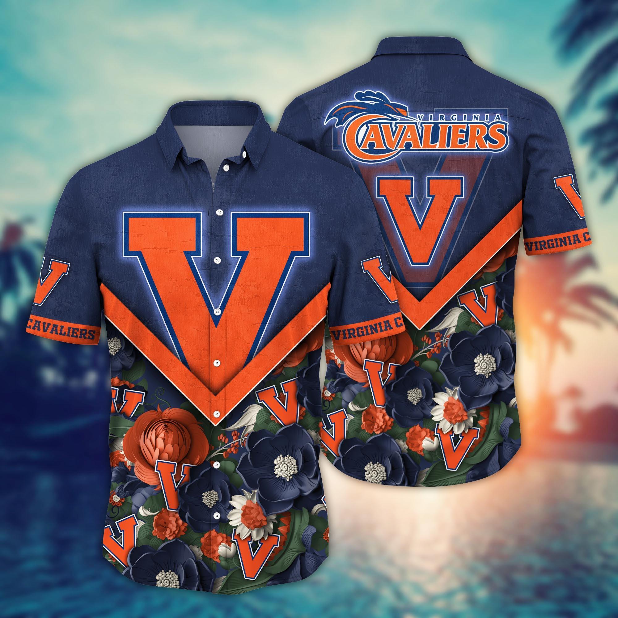 Virginia Cavaliers NCAA Flower Hawaii Shirt For Fans Ver 16