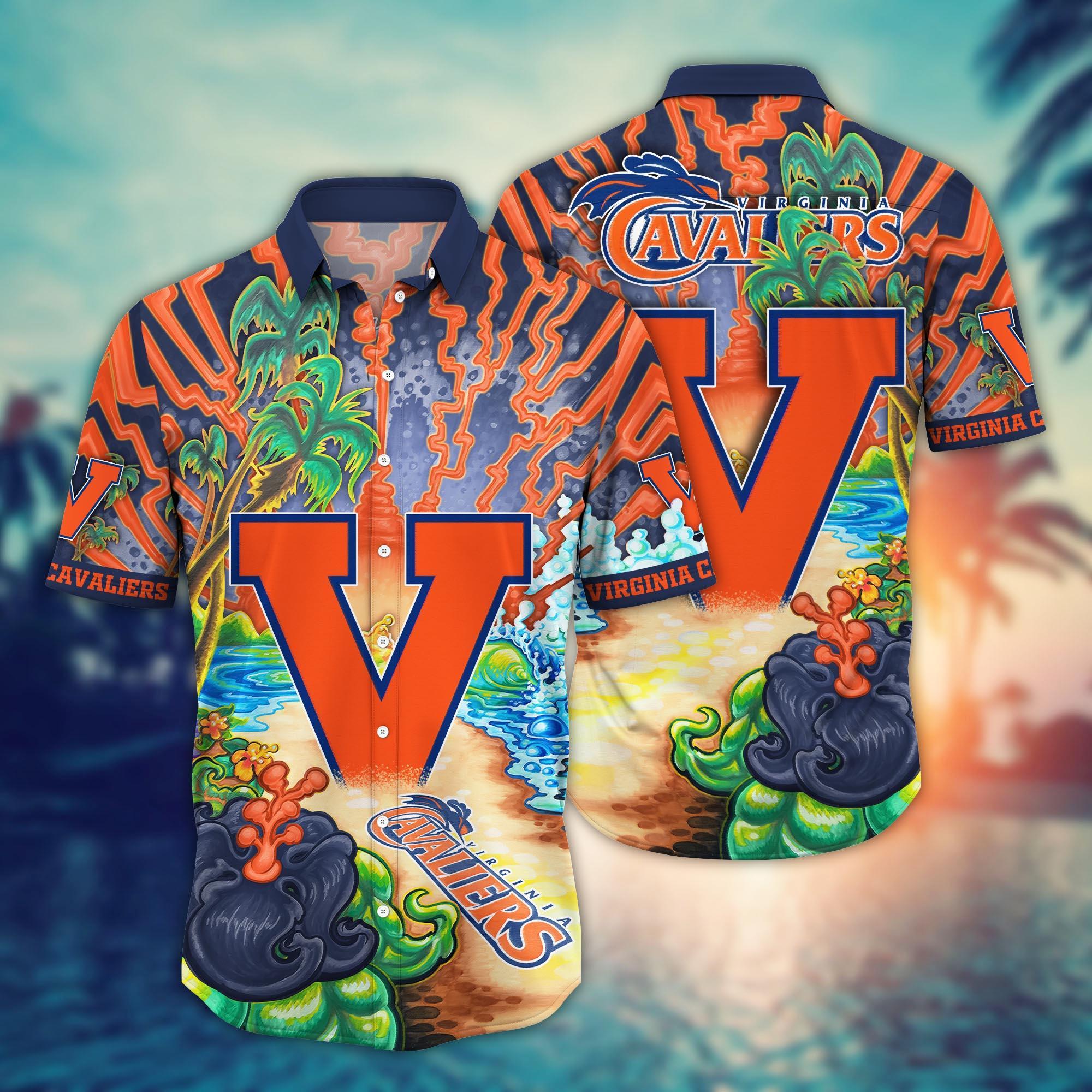 Virginia Cavaliers NCAA Flower Hawaii Shirt For Fans Ver 17