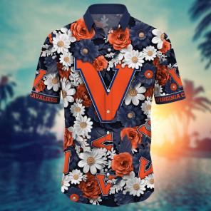 Virginia Cavaliers NCAA Flower Hawaii Shirt For Fans Ver 22