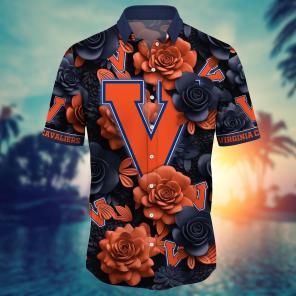 Virginia Cavaliers NCAA Flower Hawaii Shirt For Fans Ver 3