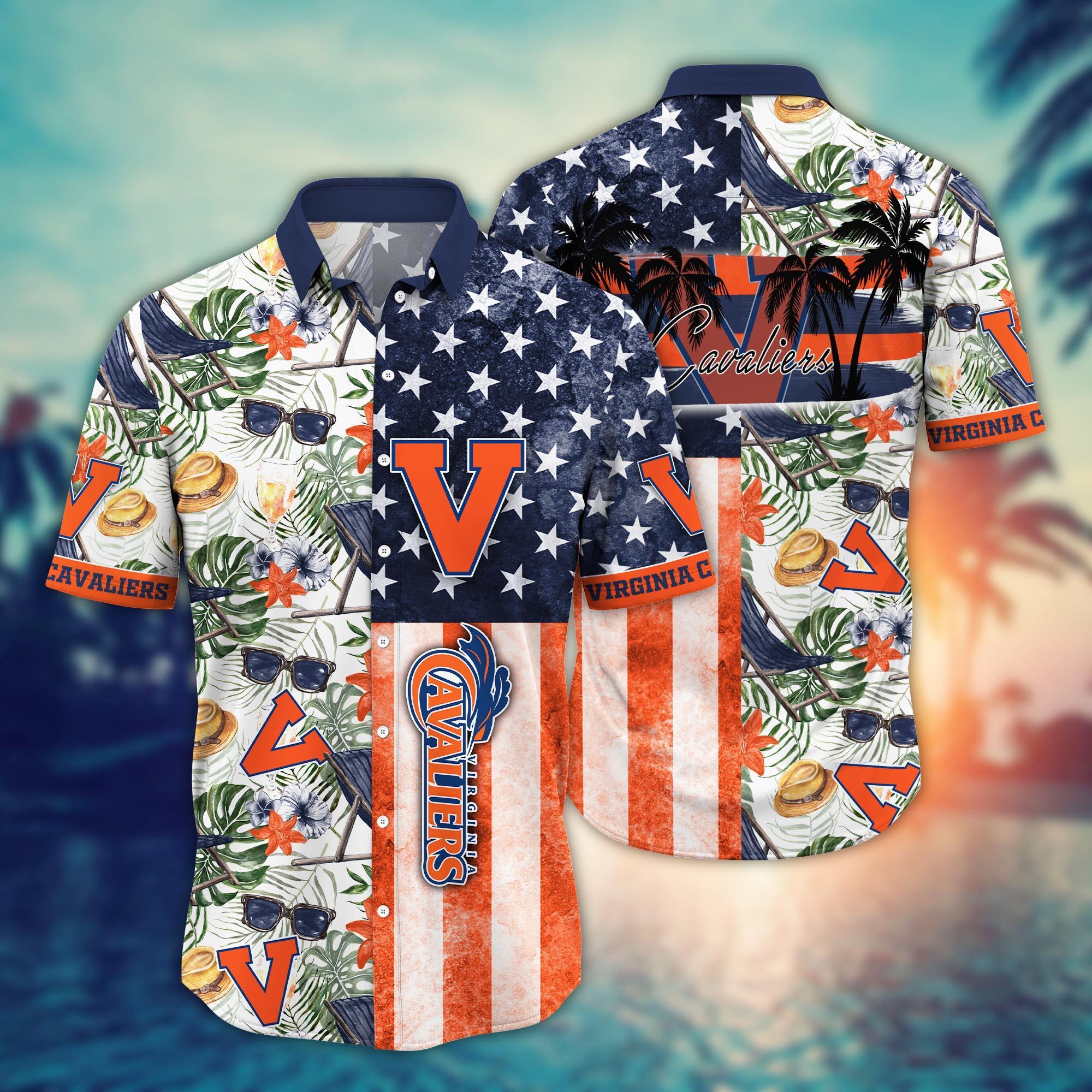 Virginia Cavaliers NCAA Flower Hawaii Shirt For Fans Ver 30