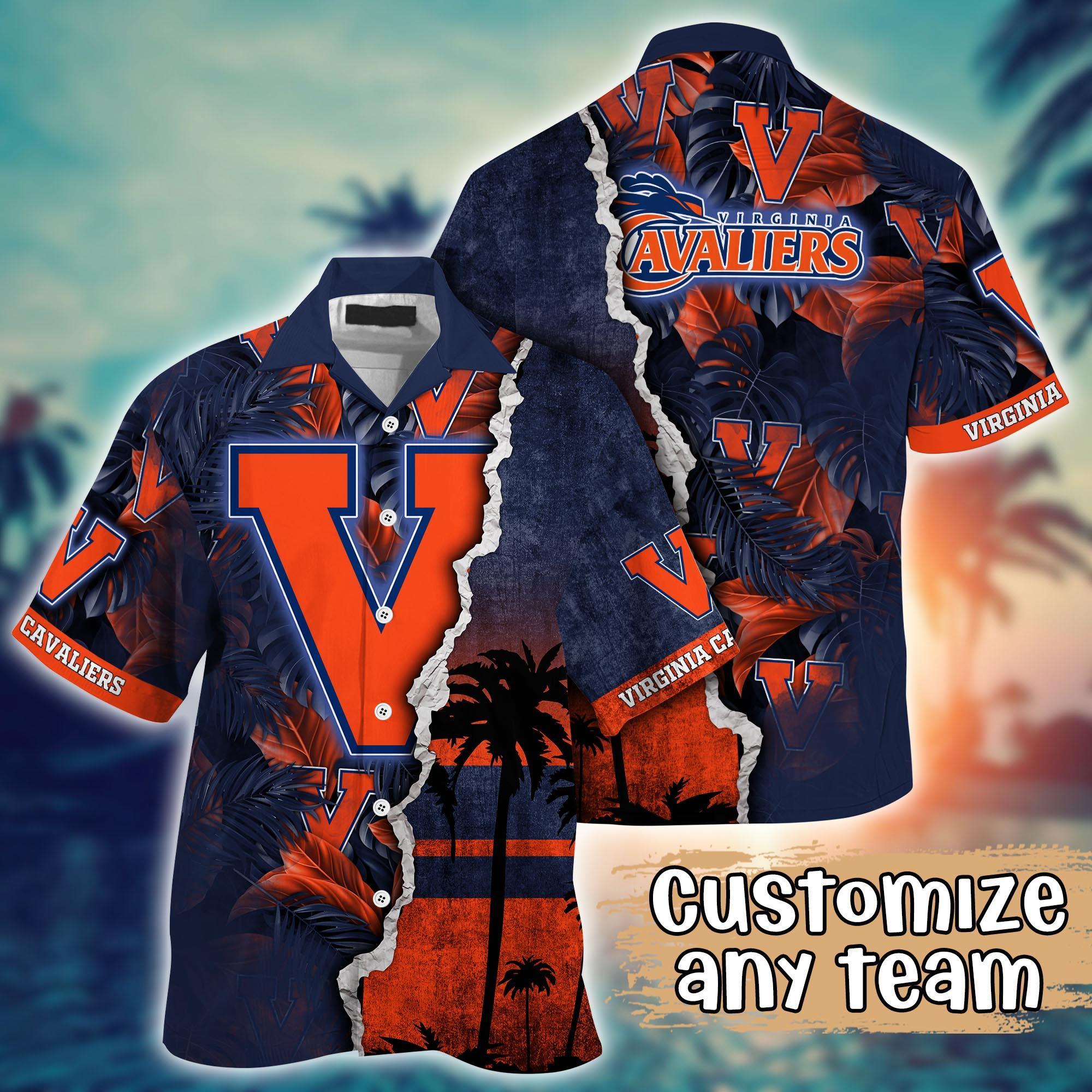 Virginia Cavaliers NCAA Flower Hawaii Shirt For Fans Ver 33