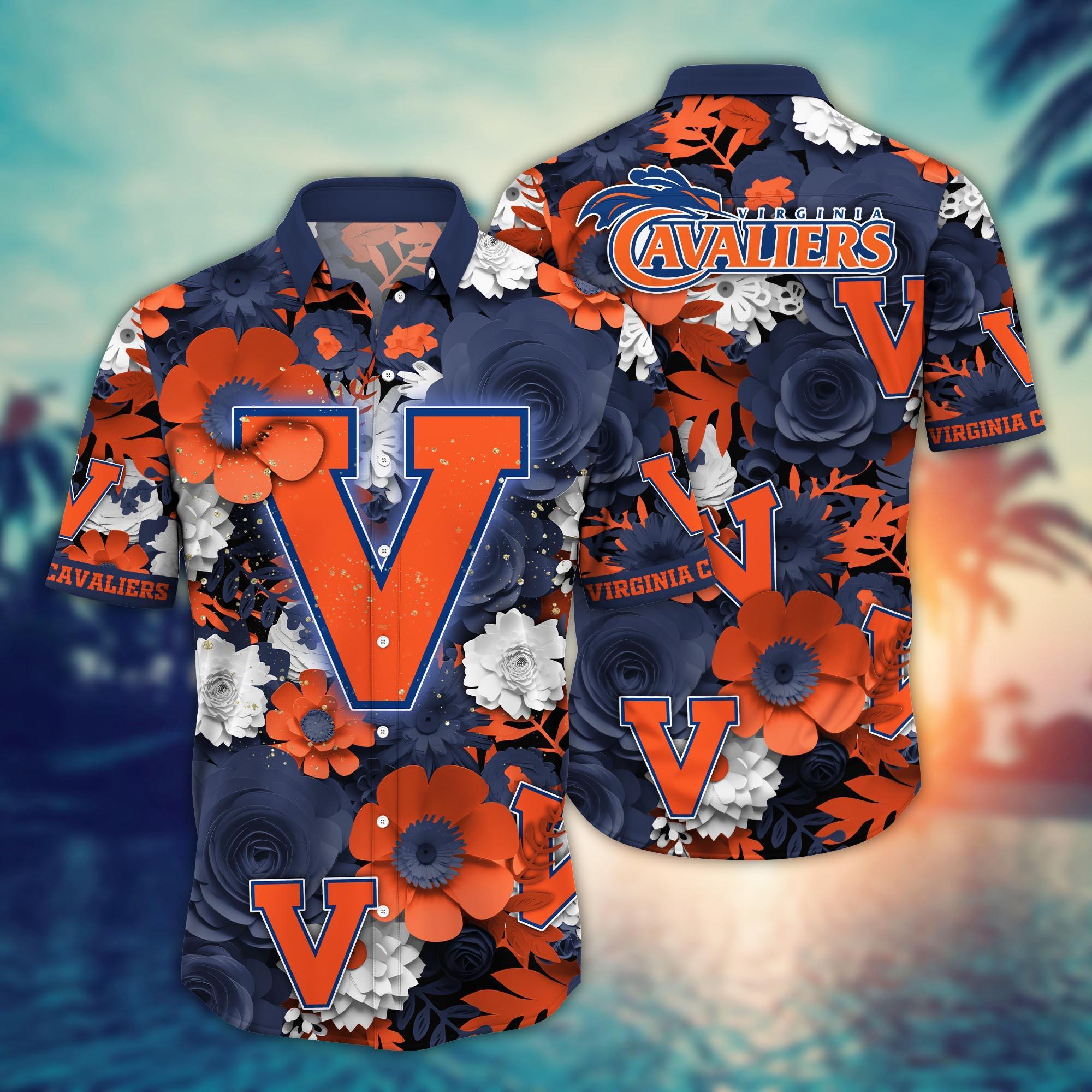 Virginia Cavaliers NCAA Flower Hawaii Shirt For Fans Ver 35