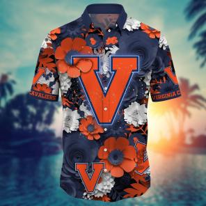 Virginia Cavaliers NCAA Flower Hawaii Shirt For Fans Ver 35