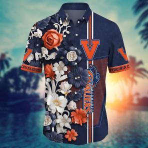 Virginia Cavaliers NCAA Flower Hawaii Shirt For Fans Ver 37
