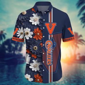 Virginia Cavaliers NCAA Flower Hawaii Shirt For Fans Ver 4