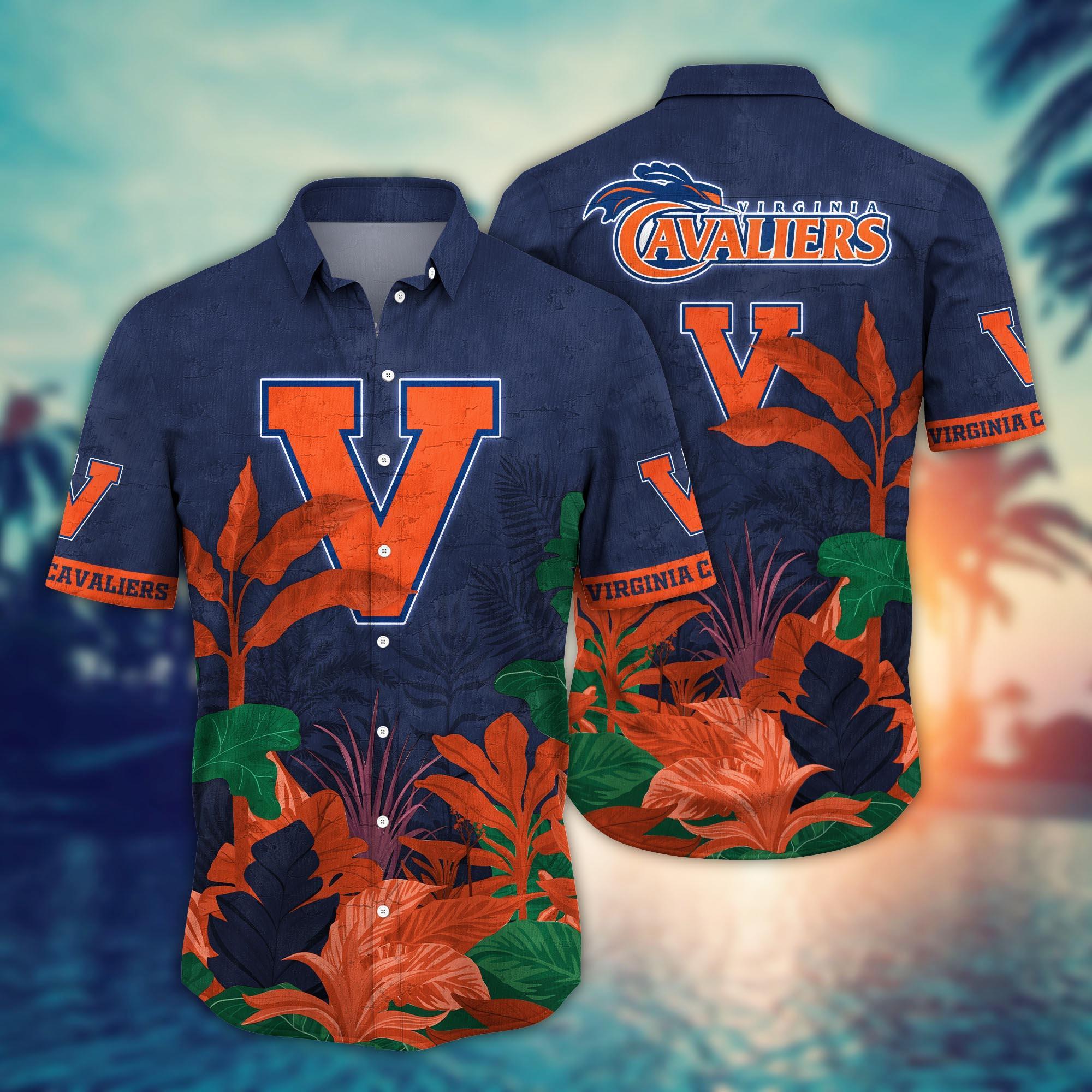 Virginia Cavaliers NCAA Flower Hawaii Shirt For Fans Ver 5