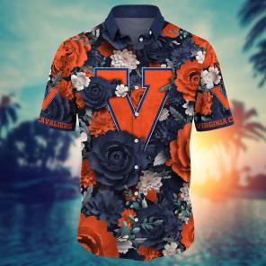 Virginia Cavaliers NCAA Flower Hawaii Shirt For Fans Ver 6