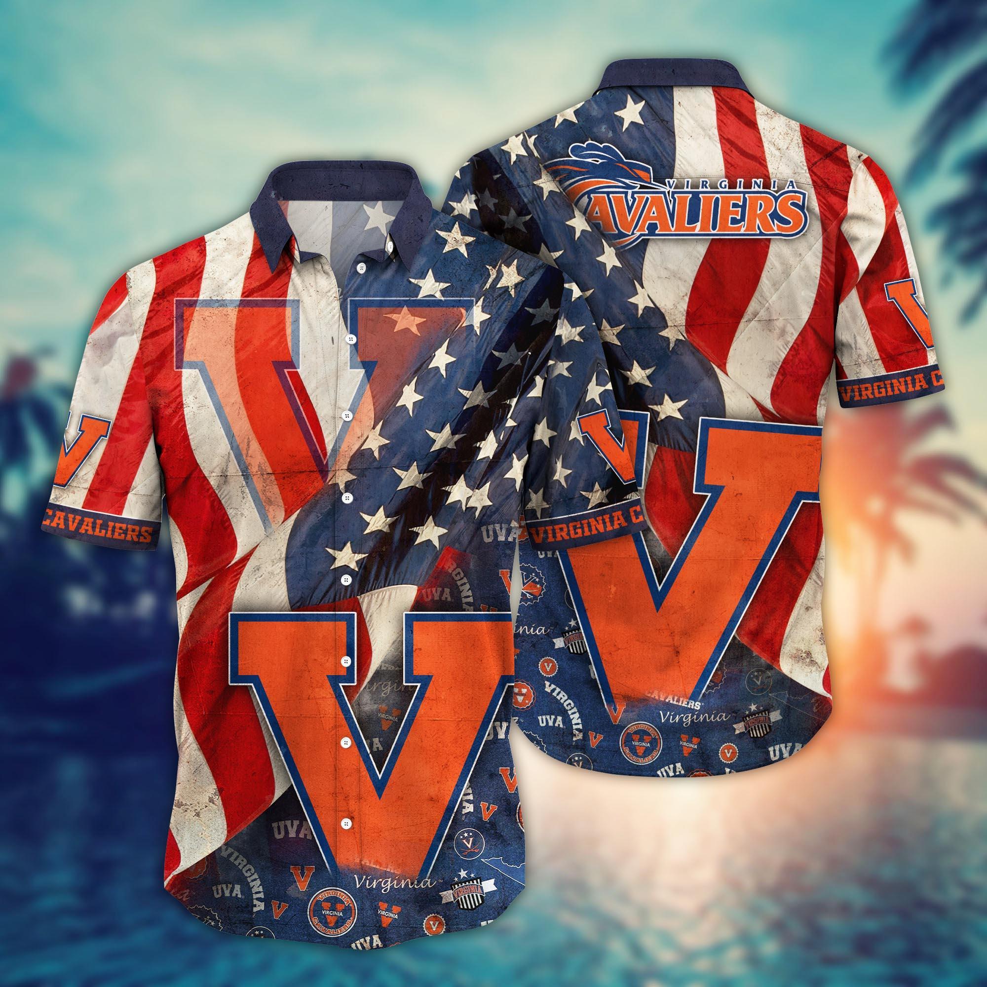Virginia Cavaliers NCAA Flower Hawaii Shirt For Fans Ver 7