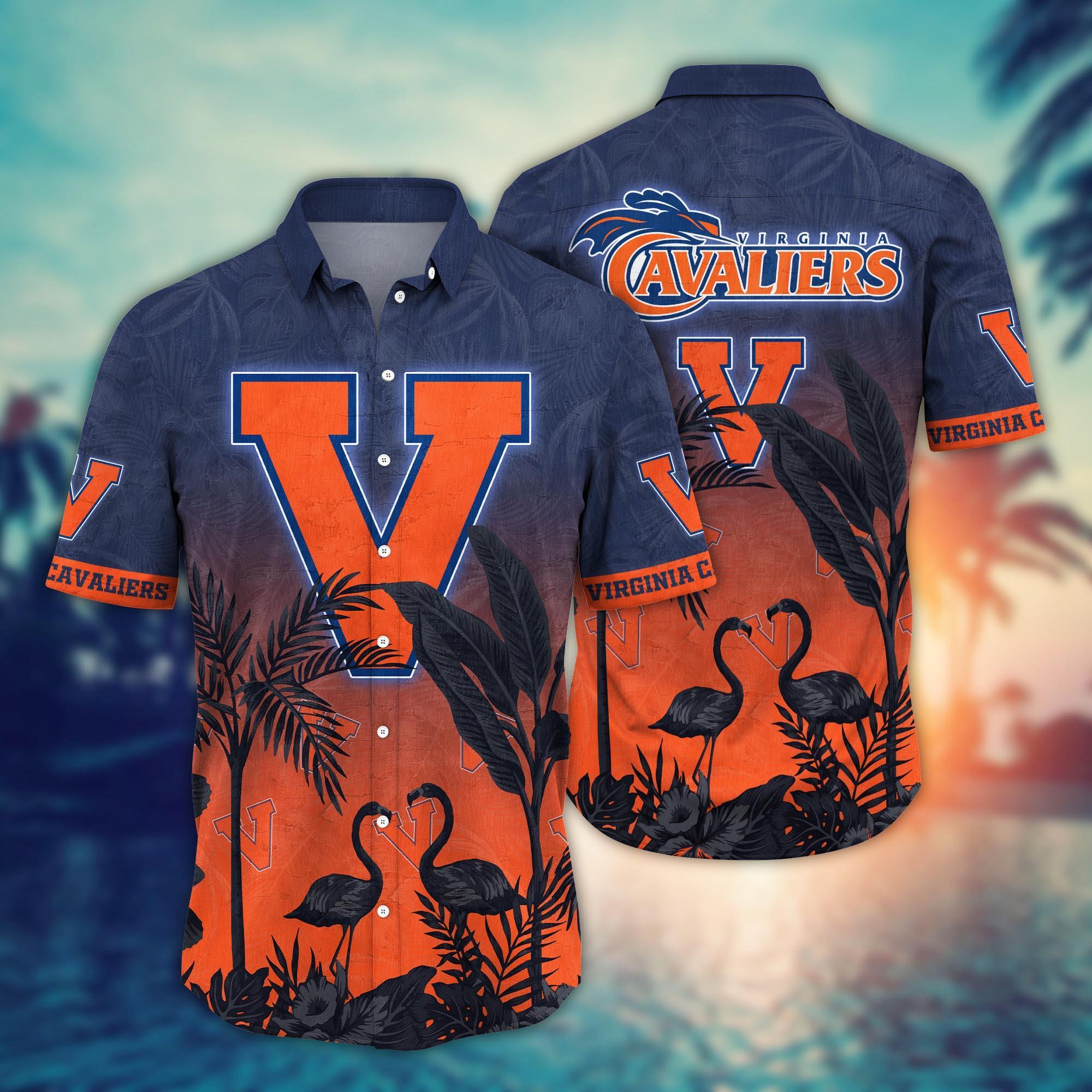 Virginia Cavaliers NCAA Flower Hawaii Shirt For Fans Ver 9
