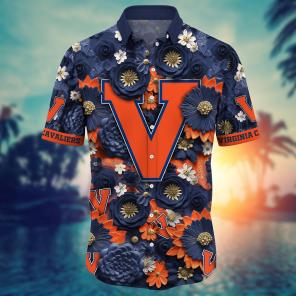 Virginia Cavaliers NCAA Hawaiian Shirt for This Summer Customize Shirt Any Team