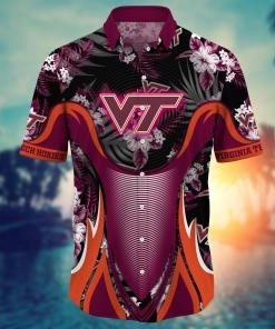 Virginia Tech Hokies NCAA Flower Hawaii Shirt For Fans Ver 22