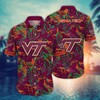 Virginia Tech Hokies NCAA Flower Hawaii Shirt For Fans Ver 29