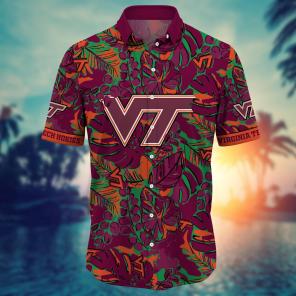 Virginia Tech Hokies NCAA Flower Hawaii Shirt For Fans Ver 29