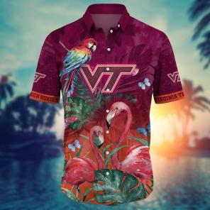 Virginia Tech Hokies NCAA Flower Hawaii Shirt For Fans Ver 31
