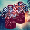 Virginia Tech Hokies NCAA Flower Hawaii Shirt For Fans Ver 32