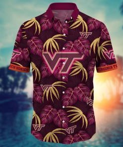 Virginia Tech Hokies NCAA Flower Hawaii Shirt For Fans Ver 33