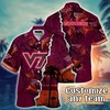 Virginia Tech Hokies NCAA Flower Hawaii Shirt For Fans Ver 35