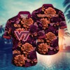 Virginia Tech Hokies NCAA Flower Hawaii Shirt For Fans Ver 37