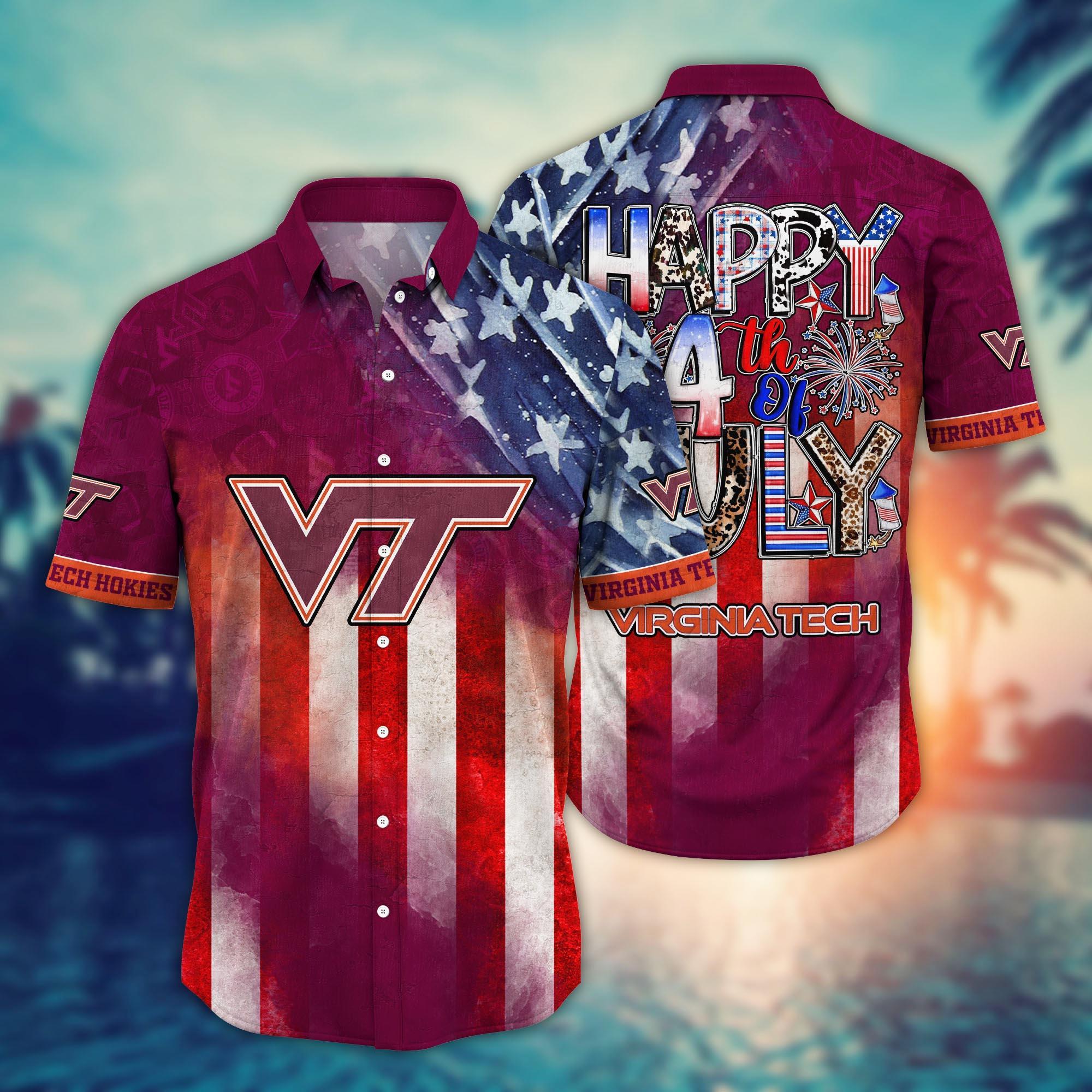 Virginia Tech Hokies NCAA Hawaii Shirt Ver 2
