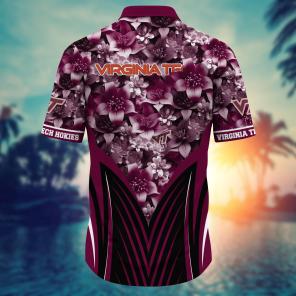 Virginia Tech Hokies NCAA Hawaiian Shirt, Aloha Shirt Ver 1