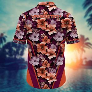 Virginia Tech Hokies NCAA Hawaiian Shirt, Aloha Shirt Ver 2