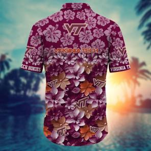 Virginia Tech Hokies NCAA Hawaiian Shirt Gift For Fan