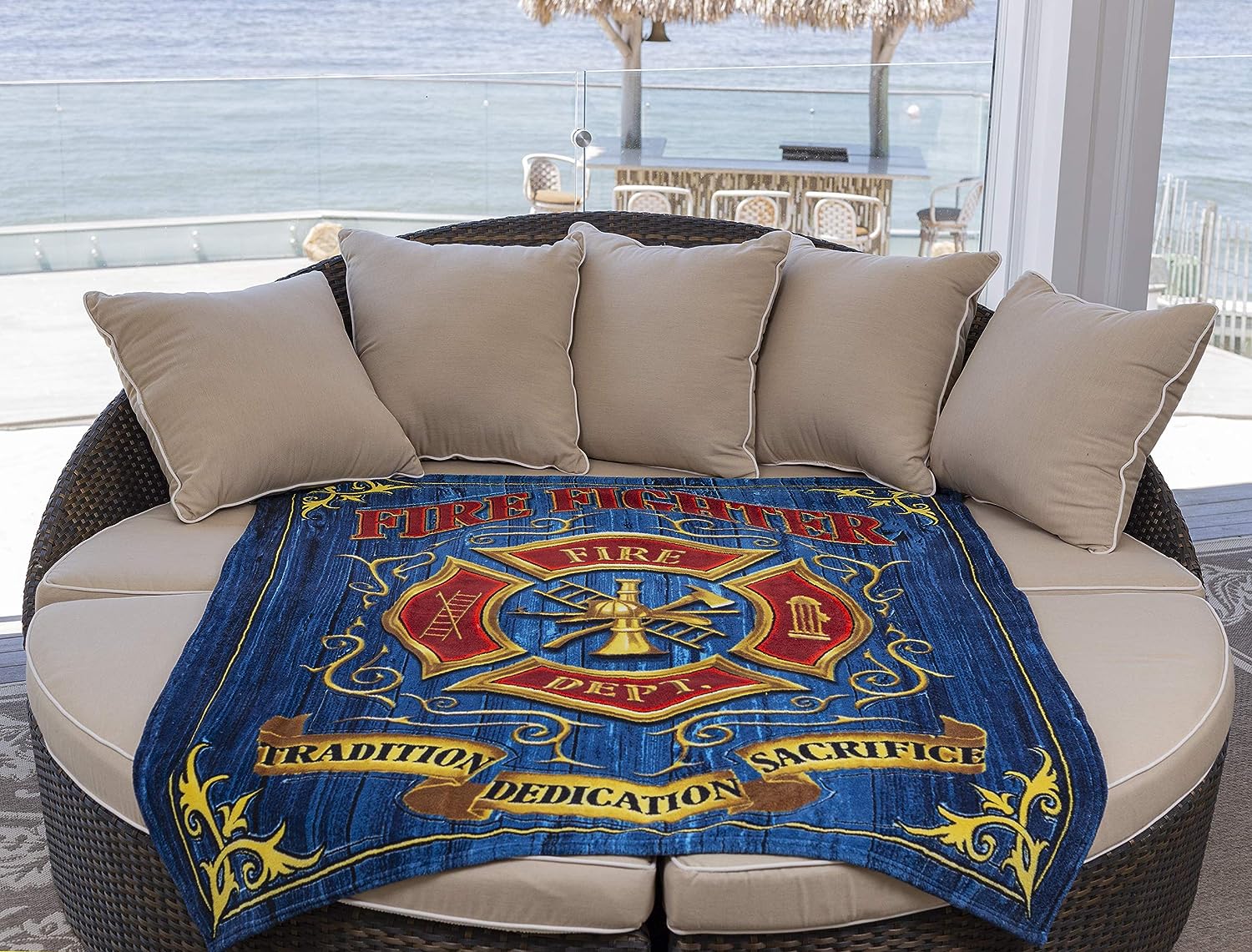 Volunteer Fire Tradition Sacrifice Throw Blanket - 50" x 60"