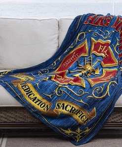 Volunteer Fire Tradition Sacrifice Throw Blanket - 50