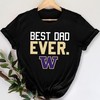 Washington Huskies Best Dad Ever Shirt - Perfect Father's Day Gift