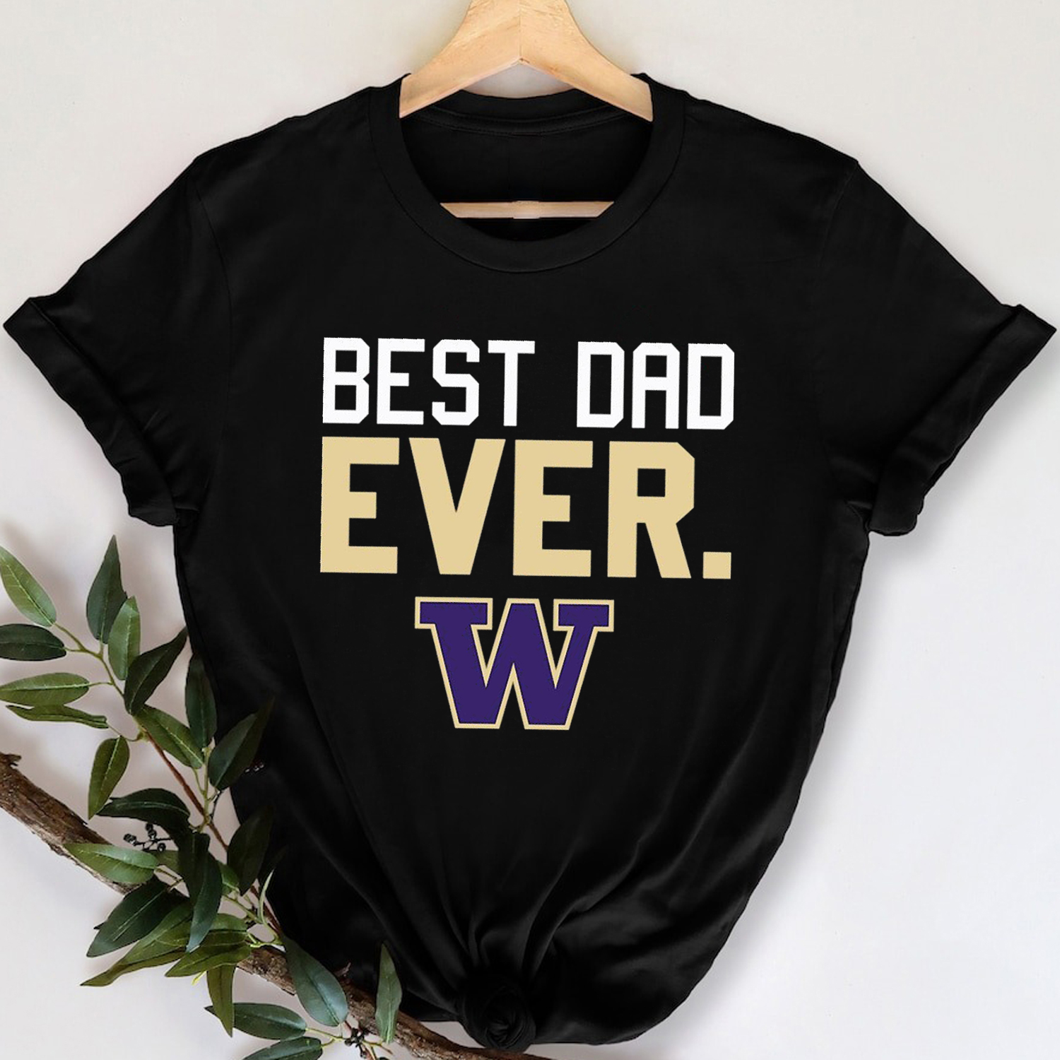 Washington Huskies Best Dad Ever Shirt - Perfect Father's Day Gift
