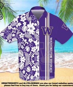 Washington Huskies Football 3D Hawaiian Shirt - Get Ready for Gameday