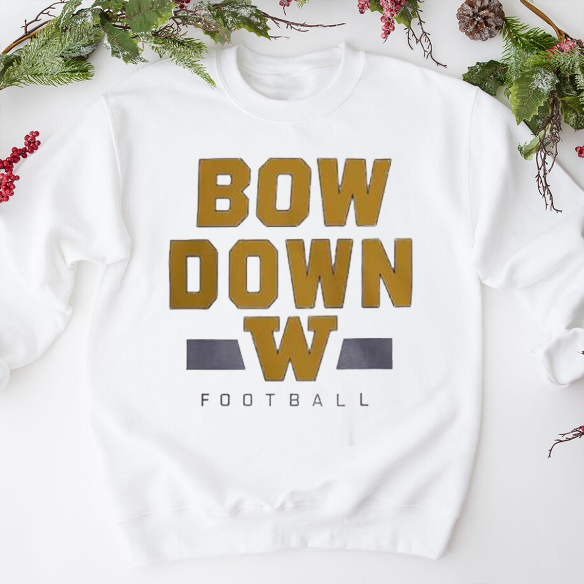 Washington Huskies Football Bow Down Shirt - Show Your Team Spirit