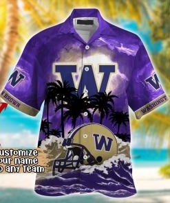 Washington Huskies NCAA Best Hawaiian Shirt Ever- Customize Any Team Any League
