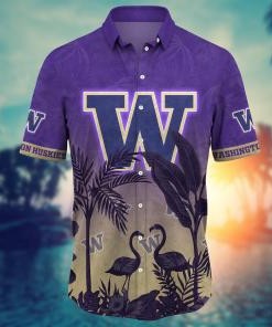Washington Huskies NCAA Flower Hawaii Shirt For Fans Ver 11