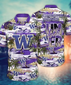 Washington Huskies NCAA Flower Hawaii Shirt For Fans Ver 20