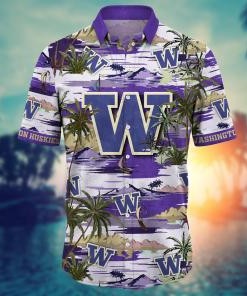 Washington Huskies NCAA Flower Hawaii Shirt For Fans Ver 20