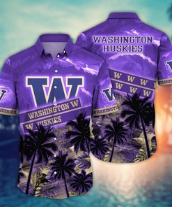 Washington Huskies NCAA Flower Hawaii Shirt For Fans Ver 22