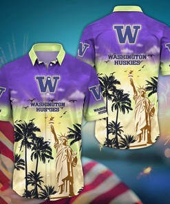 Washington Huskies NCAA Flower Hawaii Shirt For Fans Ver 24