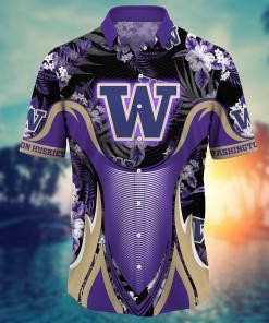 Washington Huskies NCAA Flower Hawaii Shirt For Fans Ver 25