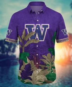 Washington Huskies NCAA Flower Hawaii Shirt For Fans Ver 27