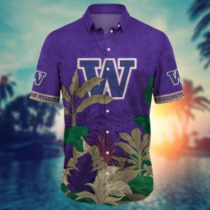 Washington Huskies NCAA Flower Hawaii Shirt For Fans Ver 27